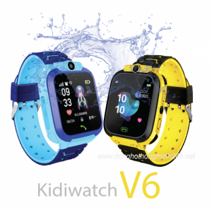 Đồng hồ định vị trẻ em Kidiwatch V6 chống nước IP67 (LBS Tracker)
